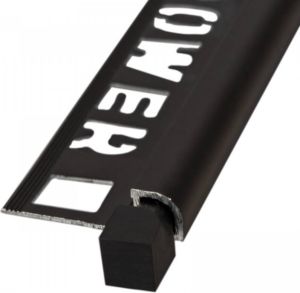 Ox Tools Hoekstuk Tegelprofiel NOZOX 8 mm Rond Binnenhoek Mat Zwart