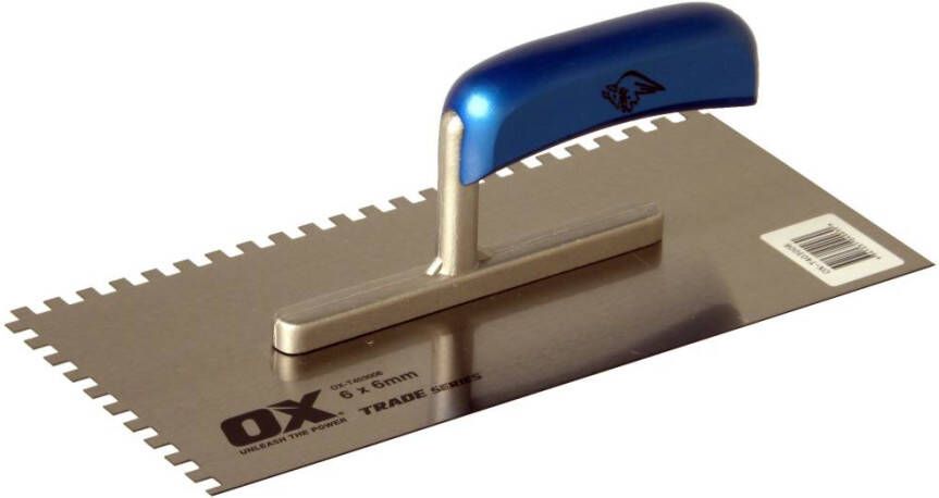 Ox Tools Staal Lijmspaan Houten Handgreep 28X13 cm 6x6 mm