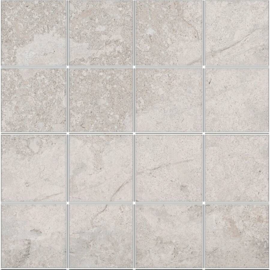 Pamesa Mozaiek Erding Silver 30x30 cm Gerectificeerd Mat Grijs