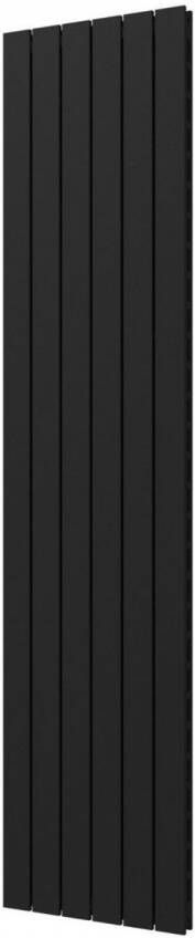 Plieger Cavallino Retto designradiator verticaal dubbel middenaansluiting 2000x450mm 1287W donkergrijs structuur 7255368 - Foto 1