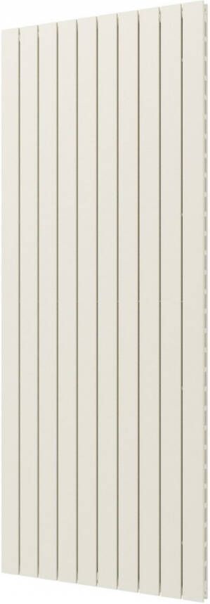 Plieger Cavallino Retto designradiator verticaal dubbel middenaansluiting 2000x754mm 2146W wit structuur 7255383