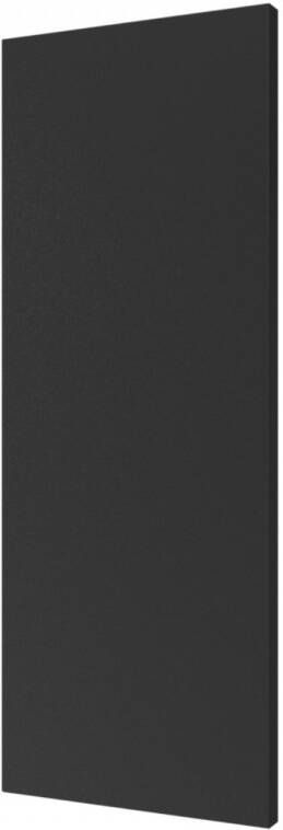 Plieger Perugia designradiator verticaal middenaansluiting 1206x456mm 549W zwart grafiet (black graphite) 7255590