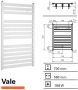 Plieger Vela designradiator horizontaal 700x560mm 359W mat zwart 7250435 - Thumbnail 3