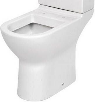 Plieger Plus duoblok diepspoel toiletpot verhoogd (+8 cm) zonder reservoir wit - Foto 1