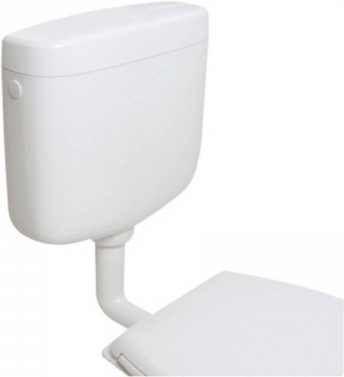 Plieger Rhein laaghangend reservoir single flush 6 liter wit 0700080 - Foto 2