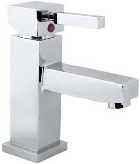 Plieger Raya wastafelkraan vierkant met waste 4333970