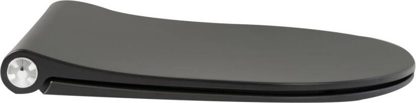 Plieger Pressalit A S Kansas D2 toiletzitting met deksel softclose en lift-off mat zwart - Foto 2