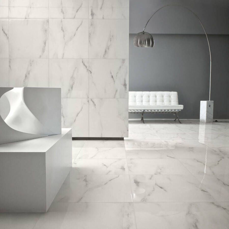 Profiker Vloertegel Carrara Gepolijst 60x120 cm