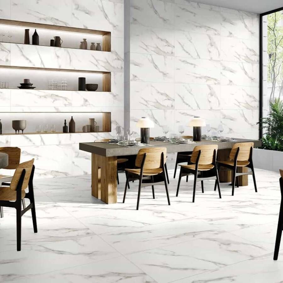 Profiker Vloertegel Carrara Venere Mat 60x120 cm