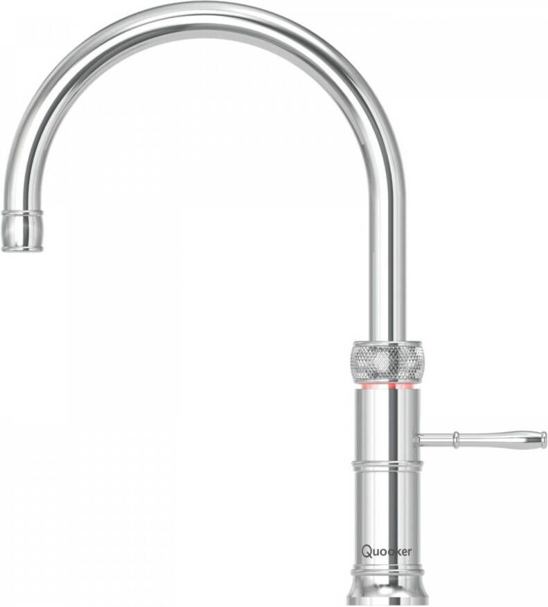 Quooker keukenmengkraan Classic Fusion Round voorsprong uitloop 220 mm chroom