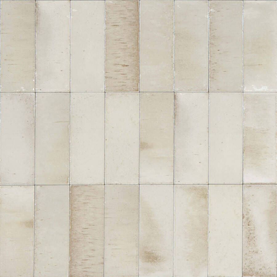 Ragno Wandtegel Gleeze 7.5x20 cm 10 mm Glans Beige