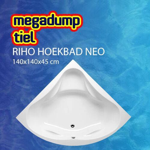 Riho Hoekbad Neo 140X140X45 cm Wit