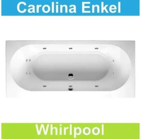 Riho Ligbad Carolina 190 x 80 cm Whirlpool Enkel systeem