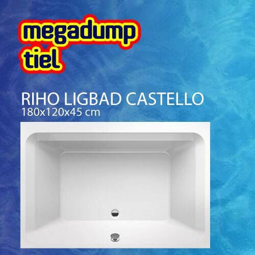 Riho Ligbad Castello 180X120X45 cm Wit