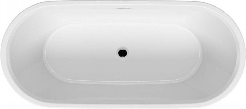 Riho Inspire vrijstaand bad Acryl 180x80 cm Wit incl. badpoten & afvoer - Foto 5