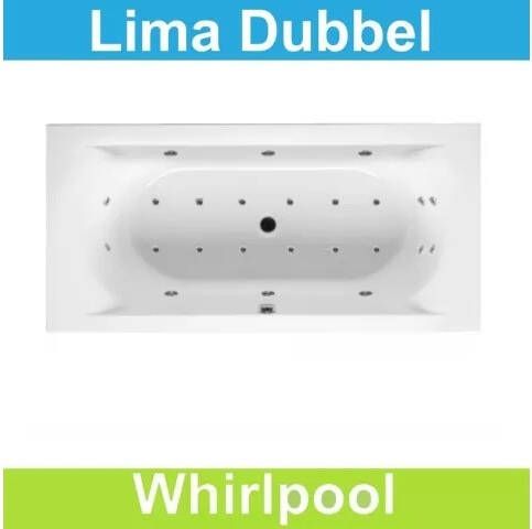 Riho Ligbad Lima 200 x 90 cm Whirlpool Dubbel systeem