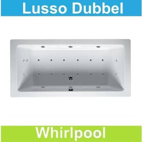 Riho Ligbad Lusso 180 x 90 cm Whirlpool Dubbel systeem