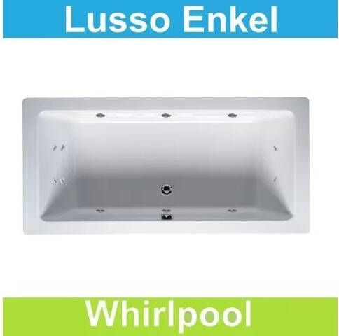 Riho Ligbad Lusso 180x90 cm Whirlpool Enkel systeem