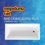 Riho Lusso Plus inbouwbad met douchevlak 170x80cm acryl wit - Thumbnail 3