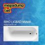 Riho Miami bad 160x70cm rechthoekig wit B059001005 - Thumbnail 2