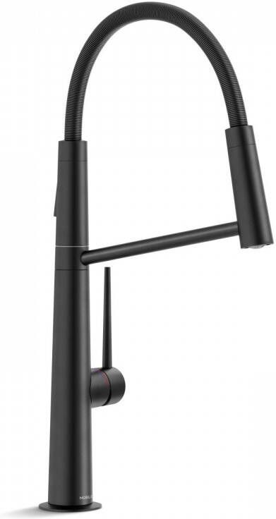 Salenzi Keukenkraan Giro Uitklapbaar Mat Zwart