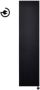 Sanicare electrische design radiator Denso 180 x 40 cm. mat zwart met thermostaat chroom (linksonder) HRLEC401800 A - Thumbnail 3