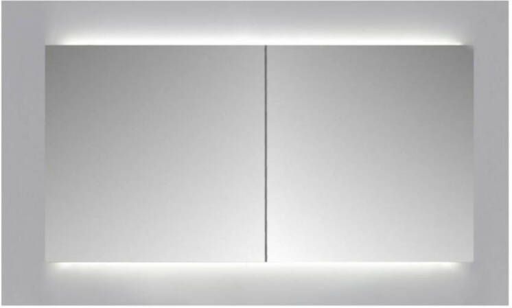 Sanicare Spiegelkast Qlassics Ambiance 80 cm 2 Deuren Truffel