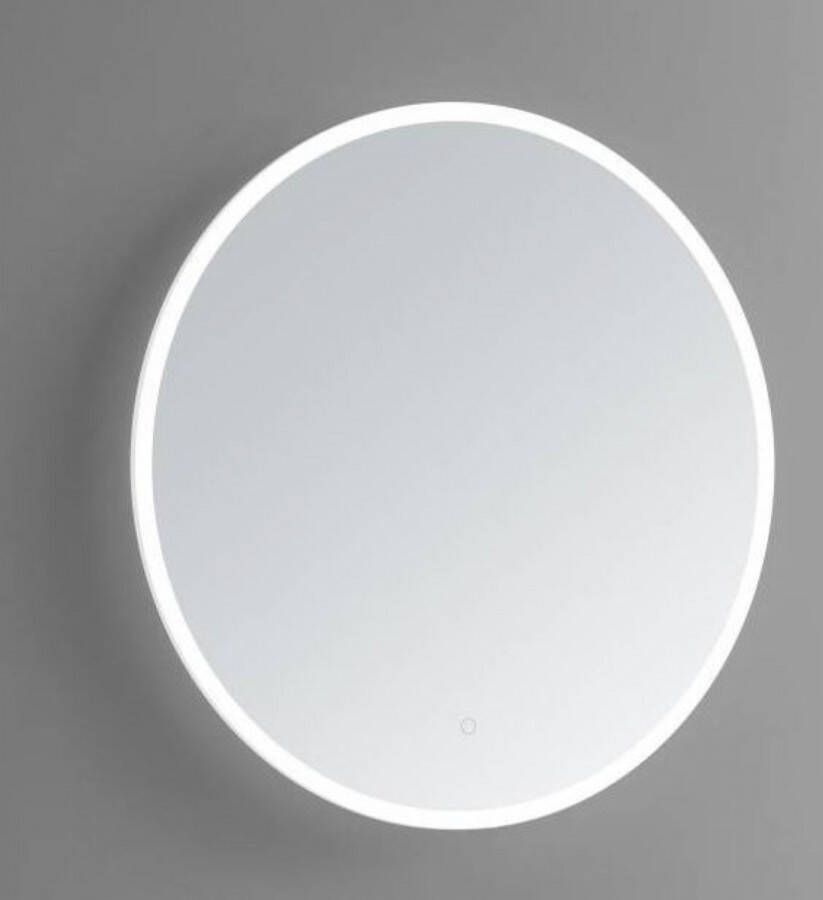 Sanilux Badkamerspiegel Rond Met Spiegelverwarming LED Verlichting Dimbaar 100x3 cm