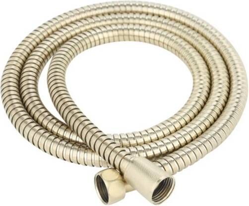 Sanilux Doucheslang 150 cm Geborsteld Goud