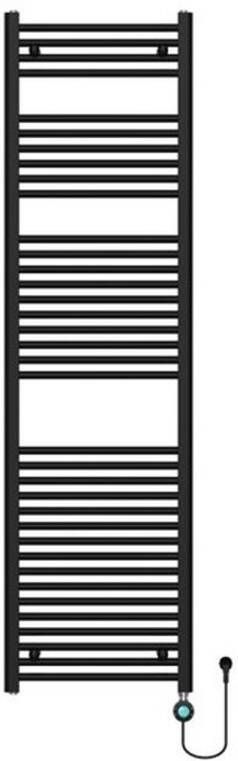 Sanilux Elektrische Radiator Barren 180x50 cm 800 Watt Mat Zwart