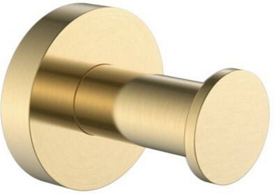Sanilux Handdoekhaak Mia Rond Geborsteld Goud (Per Stuk)