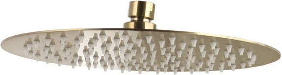 Sanilux Hoofddouche Mia Rond Ultra Thin 25 cm Geborsteld Goud