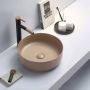 Sanilux Waskom Victoria Color Line Rond 39 cm Inclusief Click Waste Mat Zand Beige - Thumbnail 2