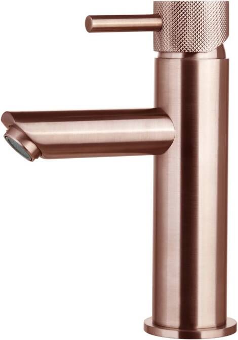 Sanilux Wastafelmengkraan Opbouw Mia Met Geribbeld Knop Brons