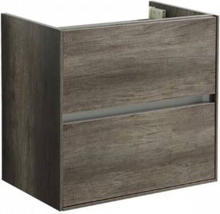 Sanilux Wastafelonderkast Compact Greeploos Soft Close 60x38x56 Century Oak