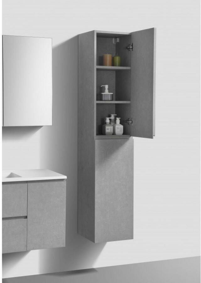 Sanimar Kolomkast Genua Omkeerbaar Wit 170 x 35 x 35 cm