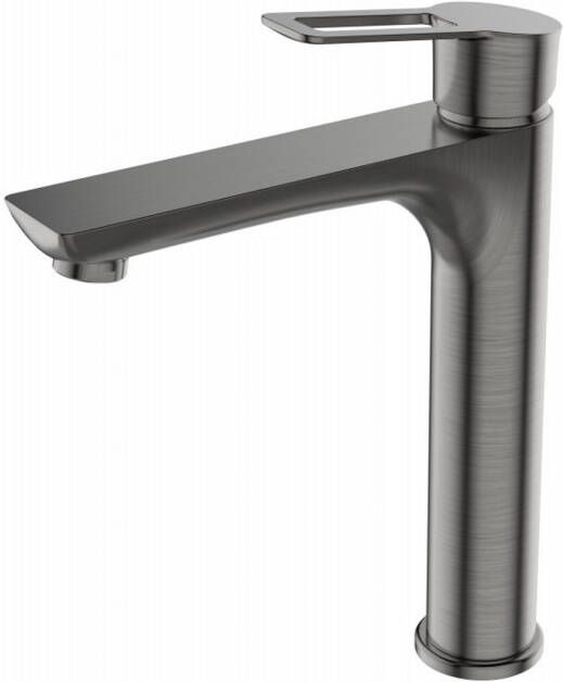 Sanimar Wastafelkraan Tirreno Verhoogd Gunmetal