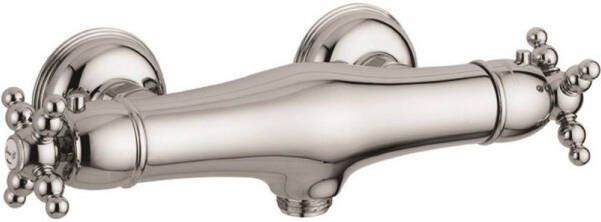 Sanimex Douchekraan Opbouw Giulini Thermostatisch Kruisgreep HoH 15 cm Chroom