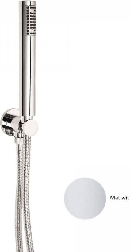 Sanimex Handdoucheset Giulini Met Ophanghaak En Doucheslang Mat Wit