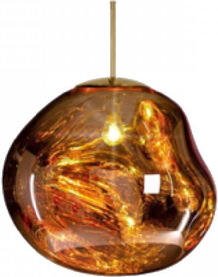 Njoy Hanglampglas met E27 fitting IP20 met 4W lamp 20x20cm LED verlichting gold SD-2040-01 - Foto 2