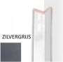 Sanimex Hoeklijst MDF Zilvergrijs 260 cm x 28 mm x 28 mm - Thumbnail 2