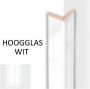 Sanimex Kniklijst MDF Hoogglans Wit 260 cm x 22 mm x 22 mm - Thumbnail 2