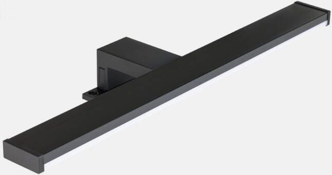 Sanimex Spiegelverlichting Njoy Avola 60x10.9x4.4 cm Mat Zwart