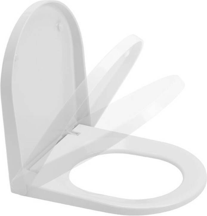 Sanindusa Toiletzitting Urb.y Softclose Clip Off met Bevestigingsmateriaal Wit Lfmlm02403100