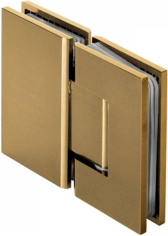 Sanitop Glasscharnier Just Creating 180 Graden 1 Stuks t.b.v. W2 Goud