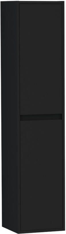 BRAUER Nexxt Badkamerkast 160x35x35cm 2 greep loze links rechtsdraaiende deuren MDF mat zwart 7127