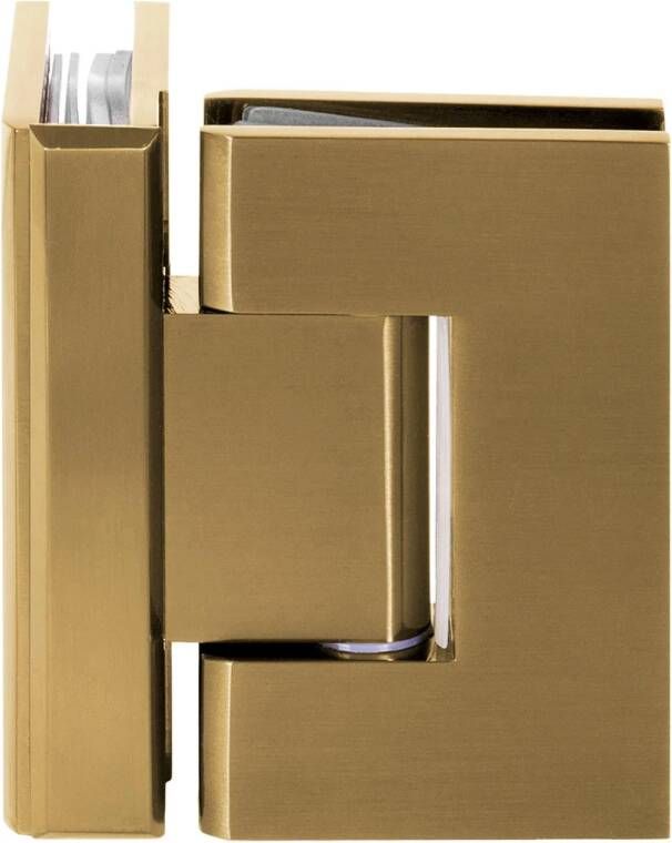 Sanitop Inloopdouche Compleet Just Creating Profielloos 90 30 cm Draaibaar Goud