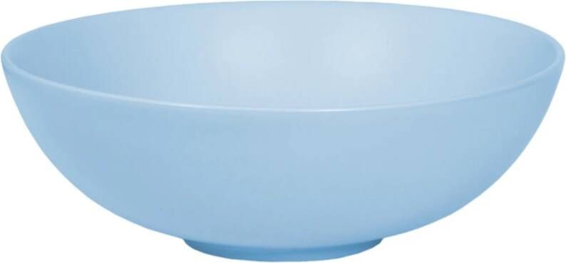 Sanitop Opbouw Waskom Topa Pastello Azzuro Keramiek 40x14.5 cm Licht Blauw - Foto 2