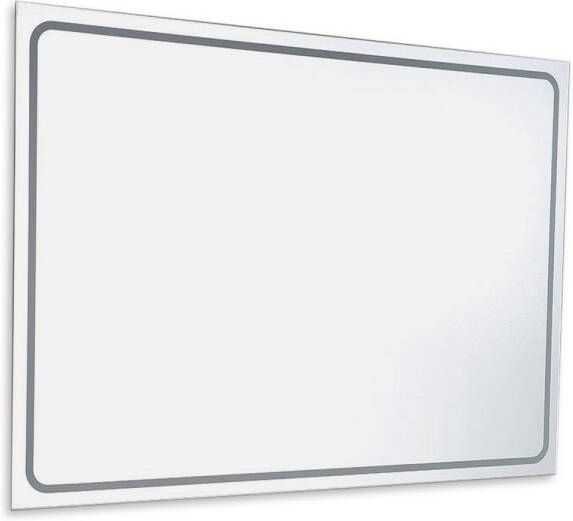 Sapho Gemini II rechthoekige spiegel met LED verlichting 90x50 cm