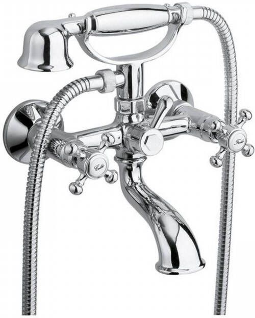 Sapho Badmengkraan Antea met Handdouche 2-knop 11 cm Chroom